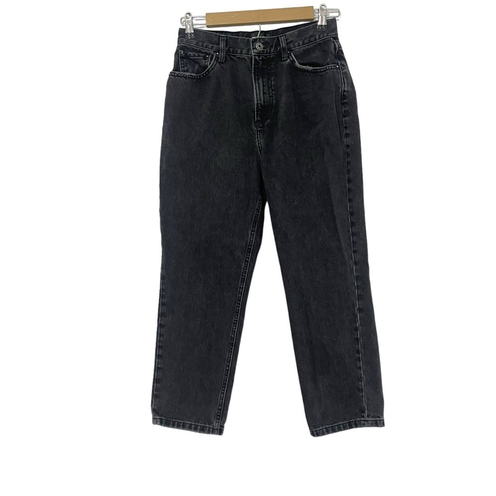 White Fox Black Straight Leg Jeans Size Medium